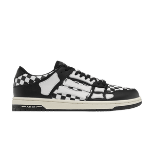 Amiri Skel Top Low Checkered - Black White