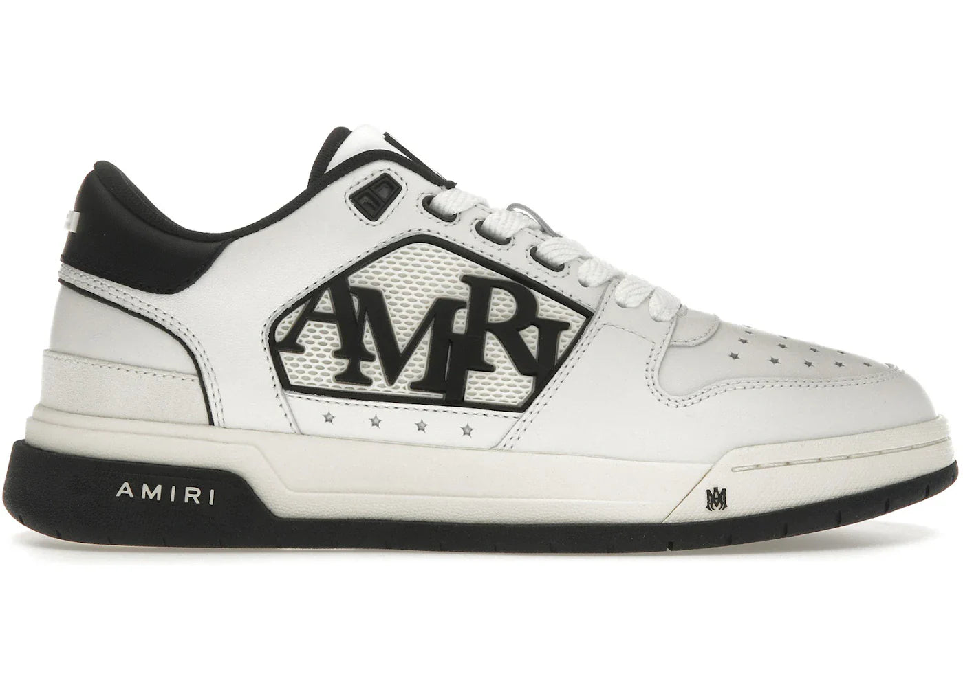 Amiri Classic Low White Black