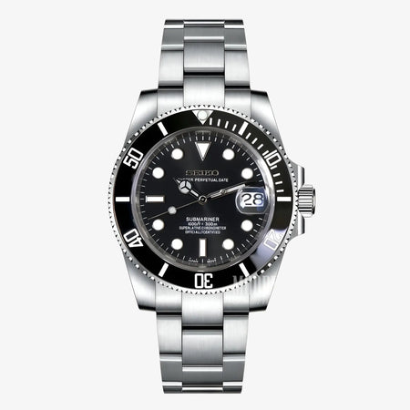 Seikomariner Steel Black