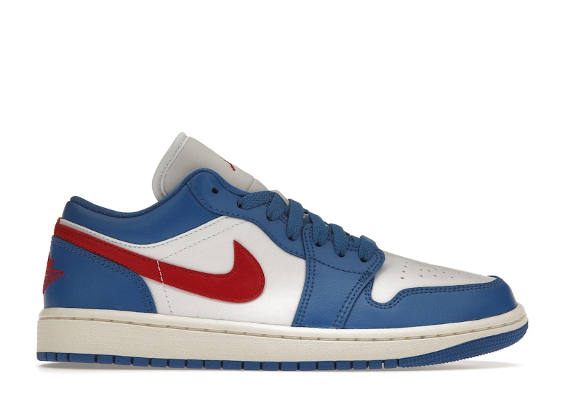 Jordan 1 Low Sport Blue Gym Red (Women'S)