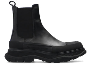 Alexander Mcqueen Chelsea Tread Ankle Boot Black (Women'S)