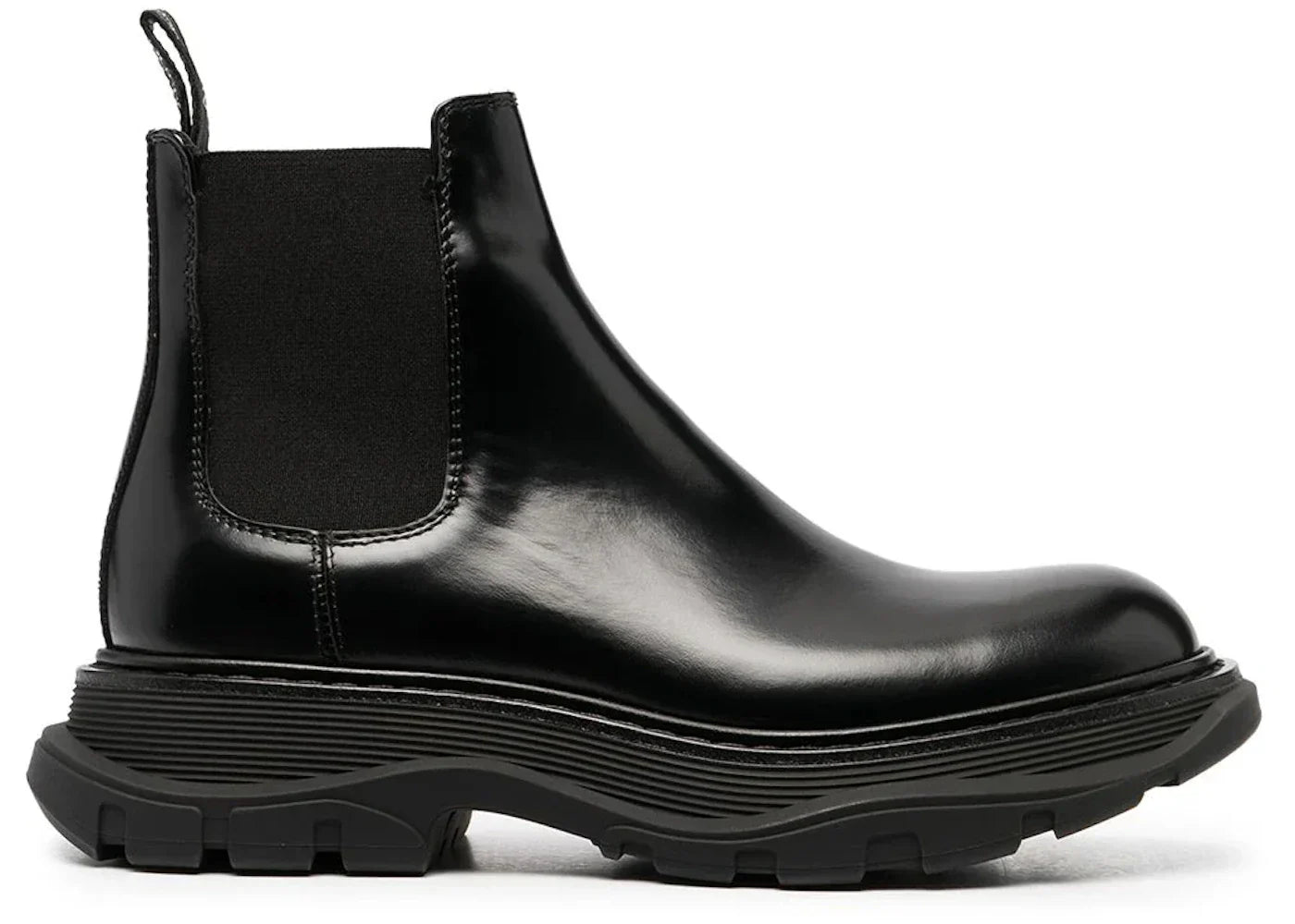 Alexander Mcqueen Chunky Sole Chelsea Boots Black (Women'S)