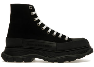 Alexander Mcqueen Tread Slick Boot Black Black White