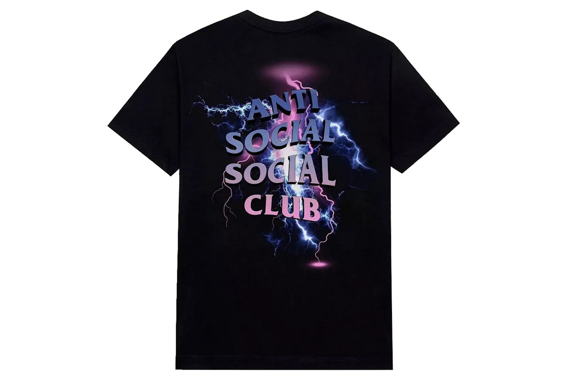 Anti Social Social Club Bolt From The Blue T-Shirt Black