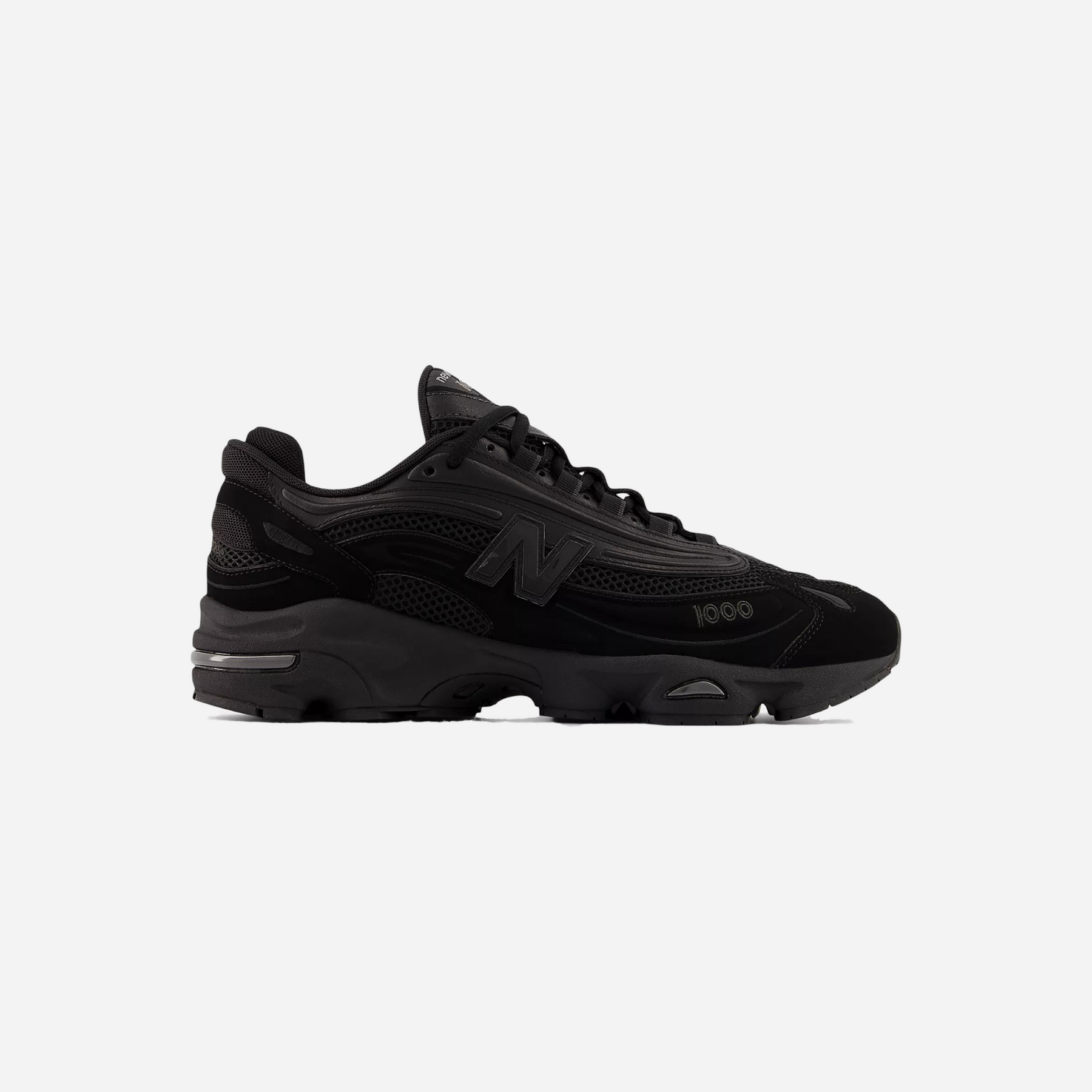 New Balance 1000 Black With Black Cement Castlerock