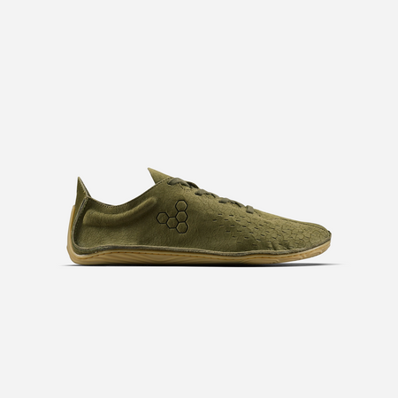 VivoBarefoot Sensus Dark Olive Cracked Leather