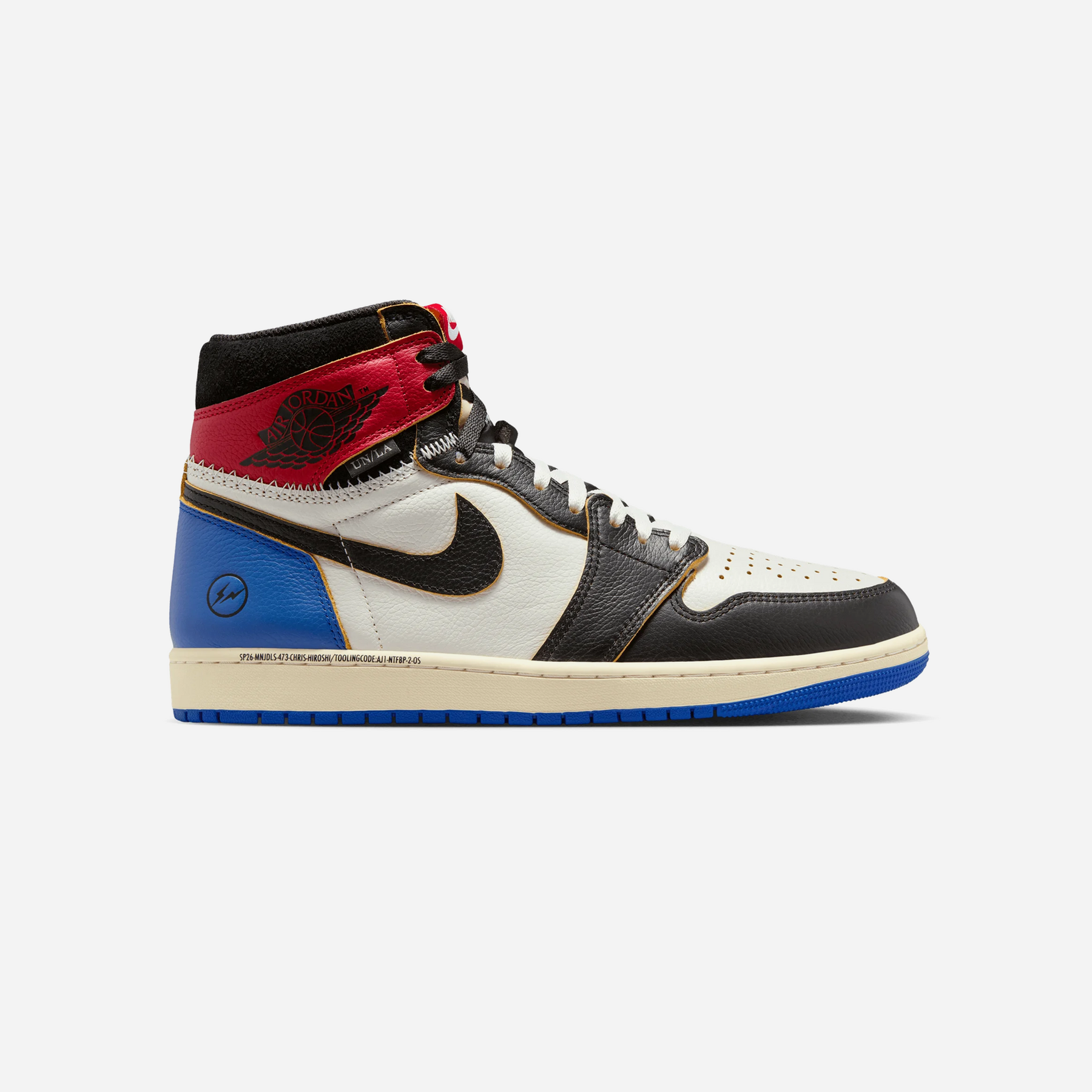 Nike Air Jordan 1 Retro High OG SP Fragment x Union LA Varsity Red Sport Royal