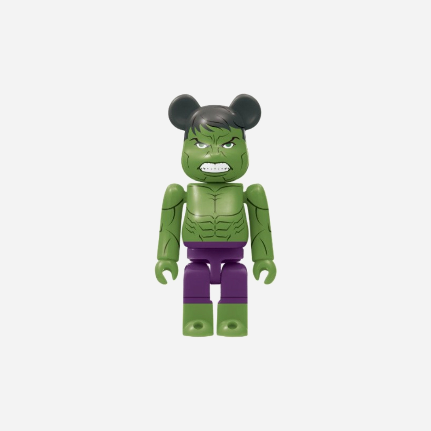 Bearbrick X Happy Kuji Avengers Hulk #4 100% Series Marvel Happy Lottery Avengers Rare Japan Keychain
