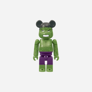 Bearbrick X Happy Kuji Avengers Hulk #4 100% Series Marvel Happy Lottery Avengers Rare Japan Keychain