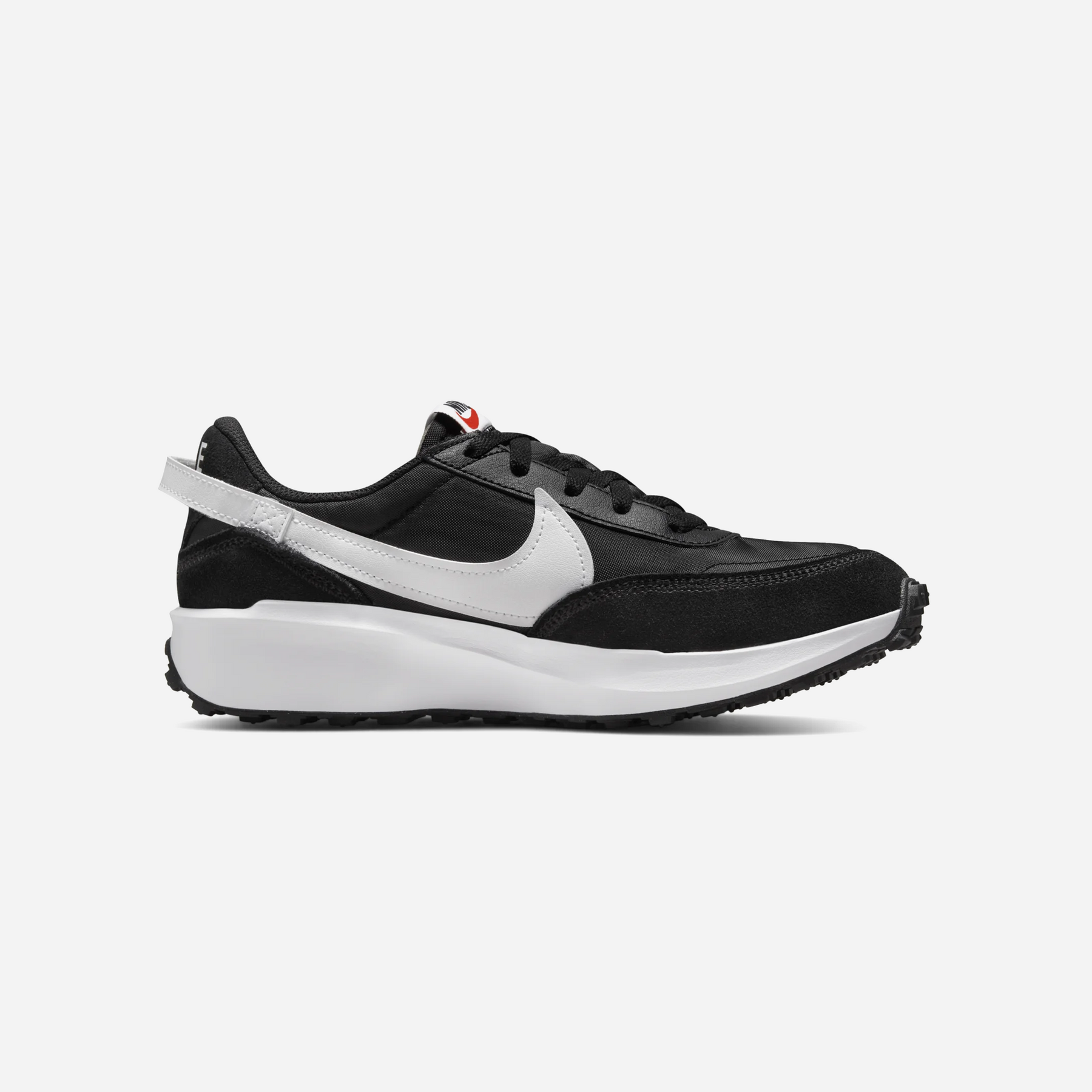 Nike Waffle Debut Black Orange Clear White WMNS