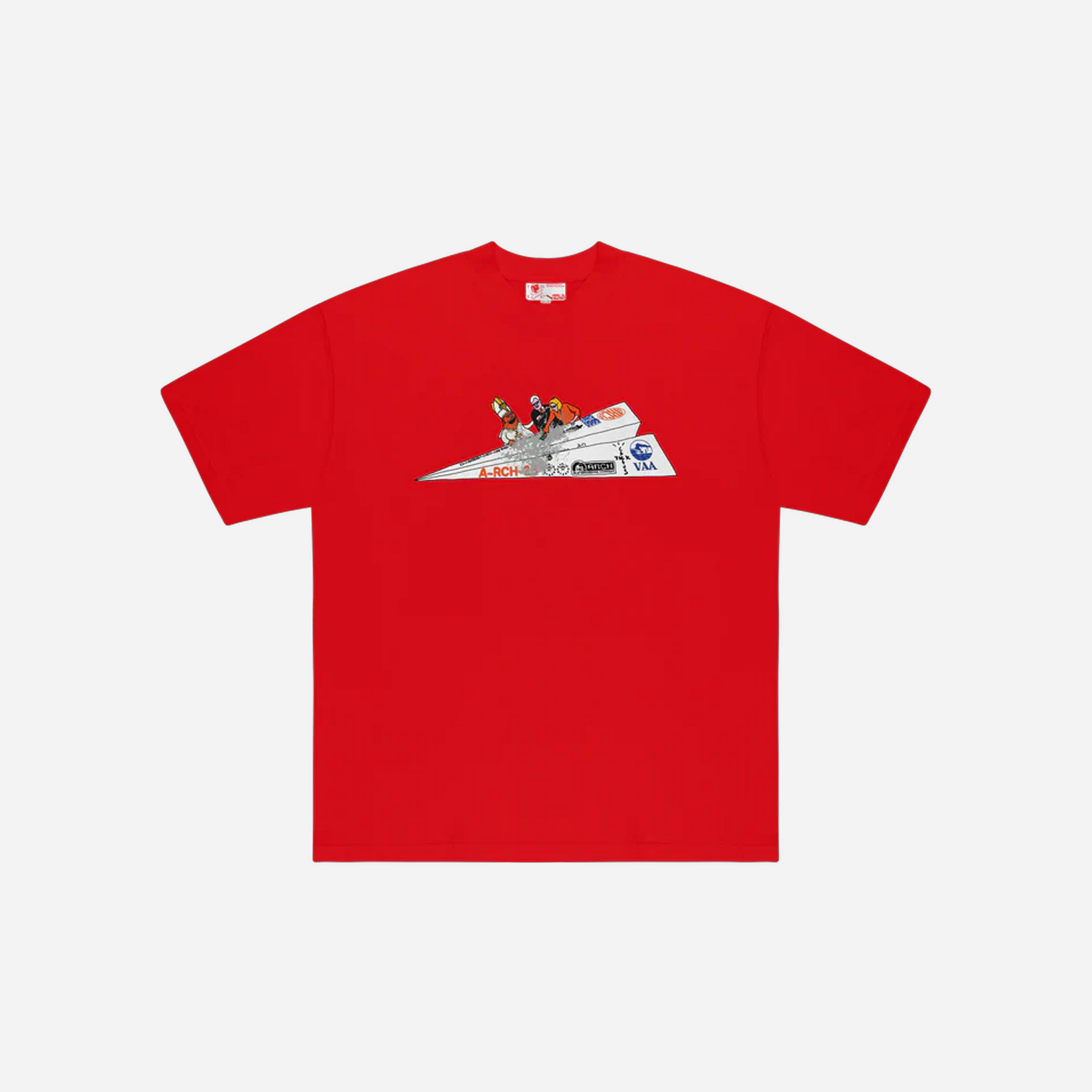 CJ x ARCH Paper Plane T-Shirt Red
