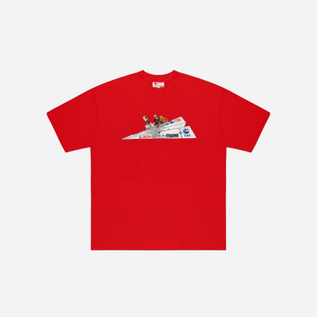 CJ x ARCH Paper Plane T-Shirt Red