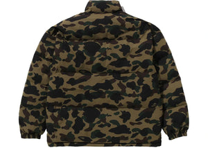 Bape 1St Camo Reversible Down Jacket Green
