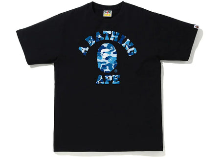 Bape Abc Camo College T-Shirt (Ss21) Black/Blue