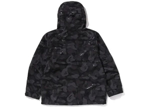 Bape Laminated Camo Snowboard Jacket Black