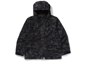 Bape Laminated Camo Snowboard Jacket Black