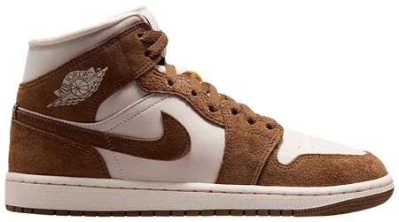 Wmns Air Jordan 1 Mid 'Light British Tan Chalk'