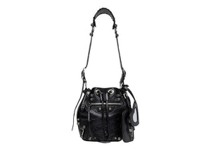 Balenciaga Le Cagole Bucket Bag Xs Black Arena