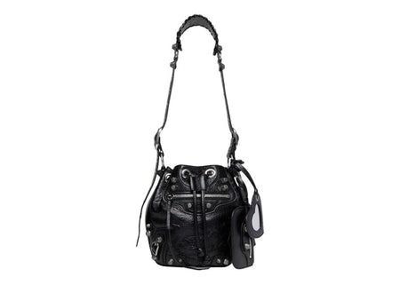 Balenciaga Le Cagole Bucket Bag Xs Black Arena