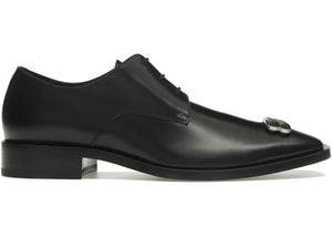 Balenciaga Rim Derby Shoes Black Leather