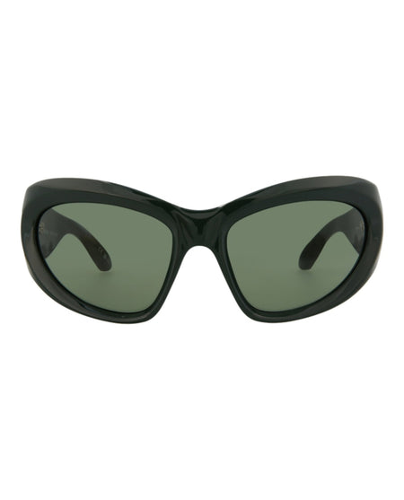Balenciaga Shield-Frame Bio Injection Sunglasses Green/Green/Green (BB0228S-30013403-002)