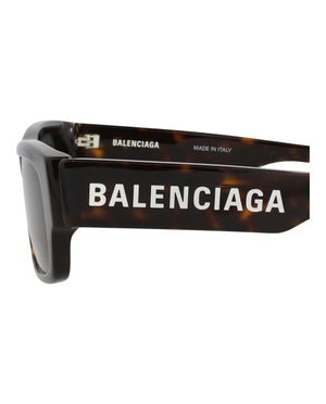 Balenciaga Square-Frame Recycled Acetate Sunglasses Havana/Havana/Green (BB0261SA-30013975-002)