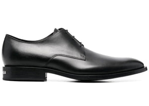 Balenciaga Wallstreet Almond-Toe Derby Shoe Black