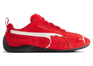 Balenciaga x Puma Speedcat Suede Distressed Red White