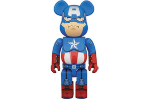 Bearbrick Happy Marvel Ichibankuji 2021 Captain America 100%