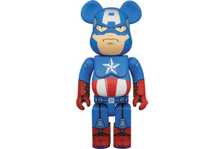 Bearbrick Happy Marvel Ichibankuji 2021 Captain America 100%