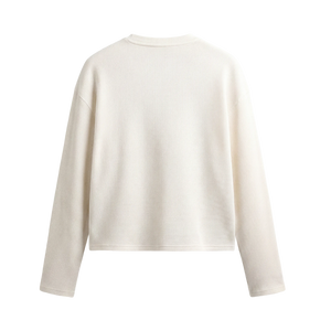 Blacklist Bear Basics Waffle T-shirt Off White