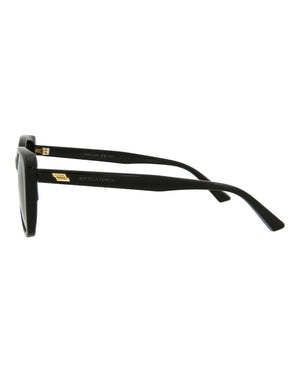 Bottega Veneta Cat Eye Sunglasses Black/Black/Grey (BV1079SK-30009236-001)