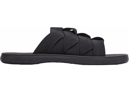 Bottega Veneta Intrecciato Elastic Slides Black