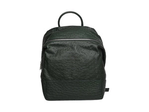 Bottega Veneta Ostrich Leather Backpack Green