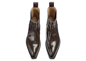 Bottega Veneta Pointed Toe Chelsea Boot Brown