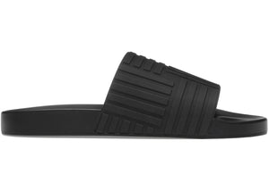 Bottega Veneta Rubber Slides Black