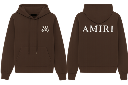 AMIRI MA Core Logo Hoodie brown