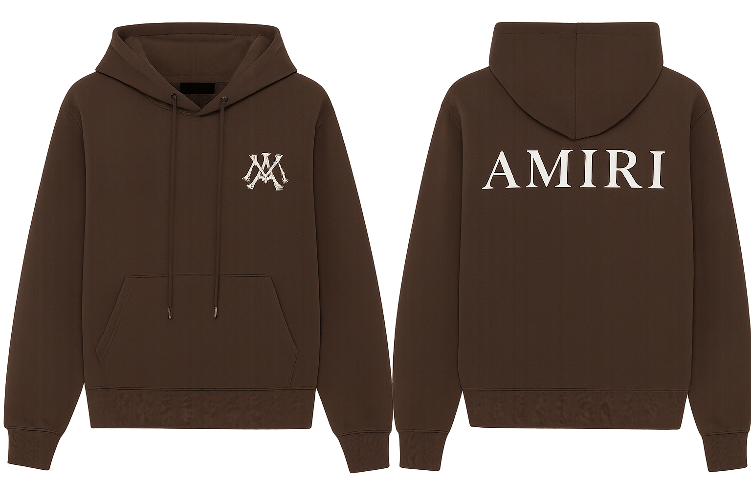 AMIRI MA Core Logo Hoodie brown