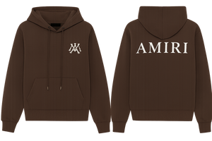 AMIRI MA Core Logo Hoodie brown