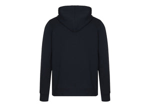 Burberry Clarendon Check Hood Zip Up Hoodie Navy
