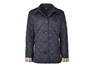 Burberry Diamond Quilted Jacket Navy