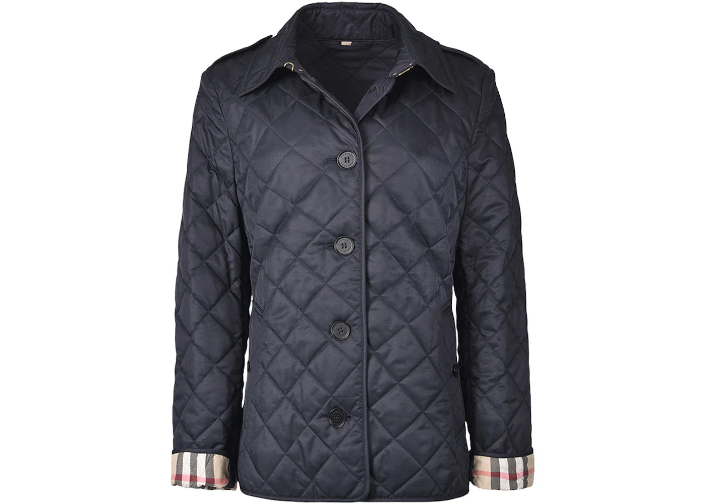Burberry Diamond Quilted Jacket Navy