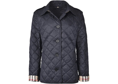 Burberry Diamond Quilted Jacket Navy
