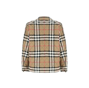 Burberry Forres Diamond Quilted Jacket Taupe Brown