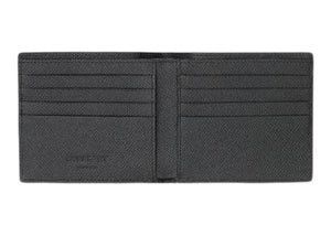 Burberry Grainy Leather International Bifold Wallet Black
