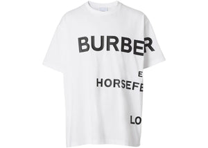Burberry Horseferry Print Cotton T-Shirt White/Black