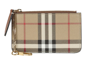 Burberry Kelbrook Check Coin Case Archive Beige