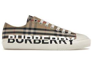 Burberry Logo Print Vintage Check