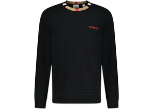 Burberry Long Sleeve Icon T-Shirt Black