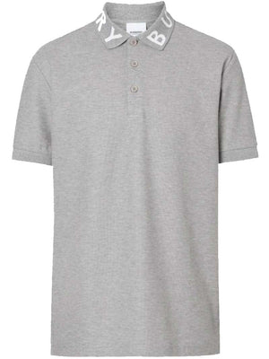 Burberry Ryland Collar Logo Polo Grey